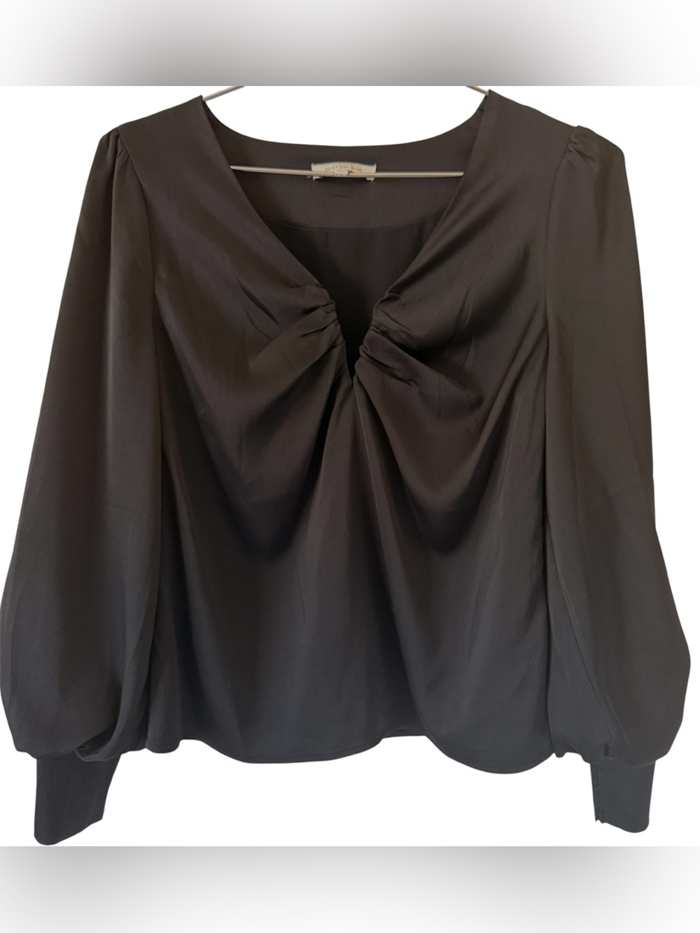 Skies Are Blue black dress top Small